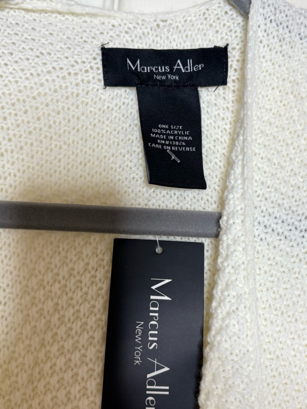Marcus Adler ColorBlock poncho Ruana Shawl One Size - Picture 4 of 6